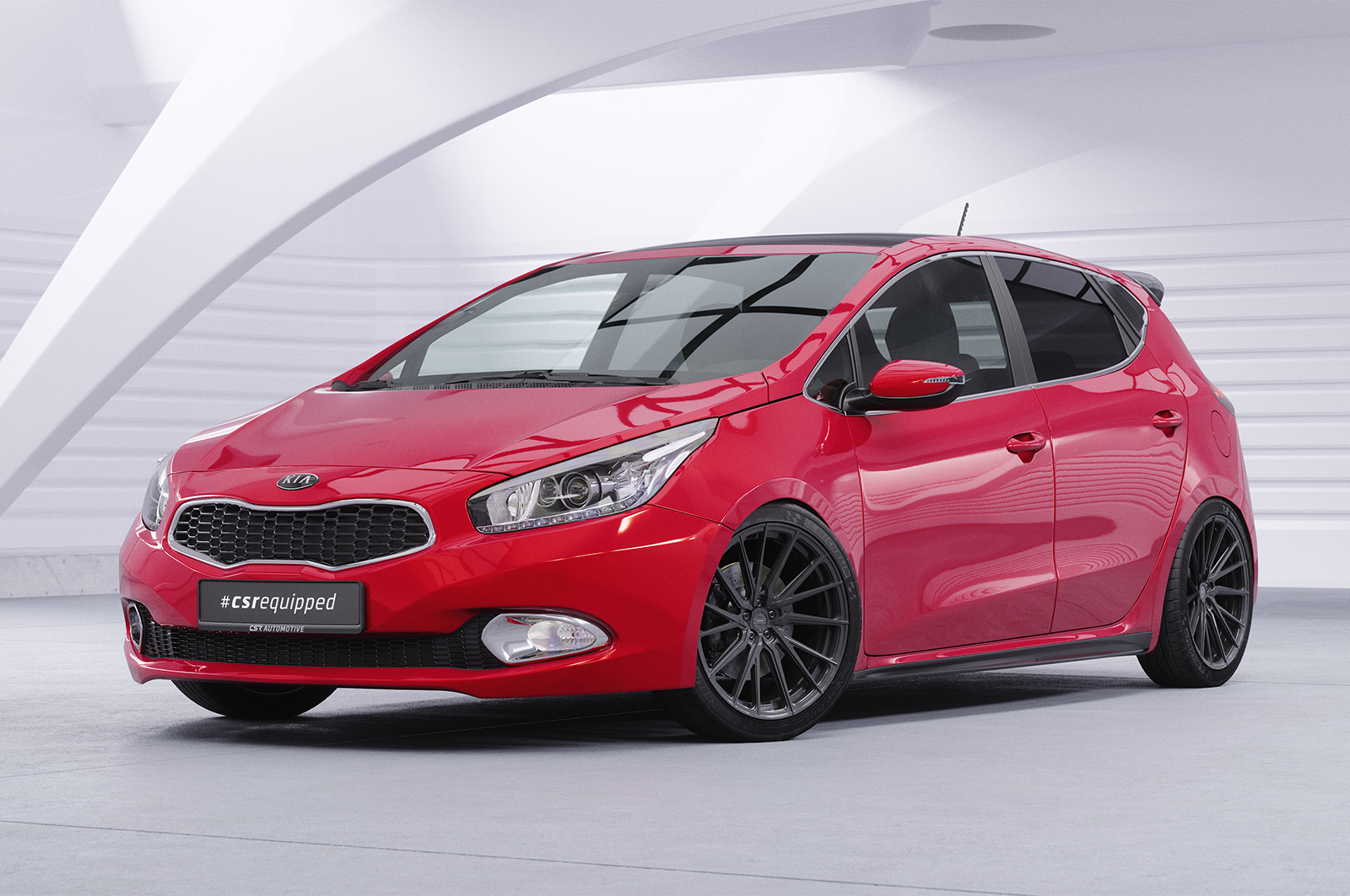 Caches vitres latérales (la paire) pour Kia cee'd (JD) toutes carrosseries (2012-2018) - Fabriqué en ABS (6 finitions au choix)