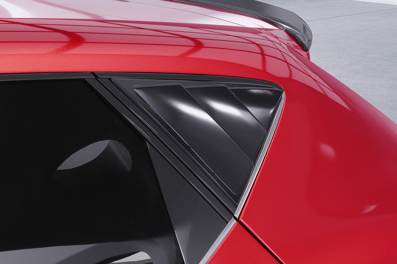 Caches vitres latérales (la paire) pour Seat Leon 3 Typ 5F 5 portes (2012-2020) - Fabriqué en ABS (6 finitions au choix)