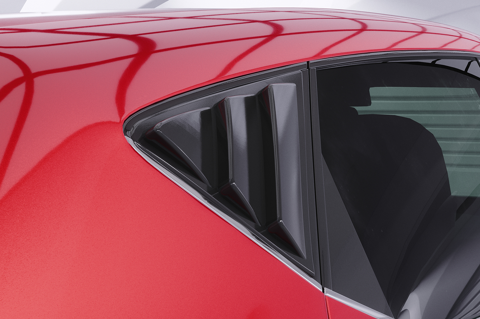 Caches vitres latérales (la paire) pour Seat Leon 3 Typ 5F 5 portes (2012-2020) - Fabriqué en ABS (6 finitions au choix)