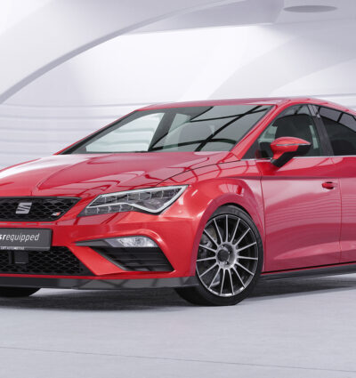 Caches vitres latérales (la paire) pour Seat Leon 3 Typ 5F 5 portes (2012-2020) - Fabriqué en ABS (6 finitions au choix)