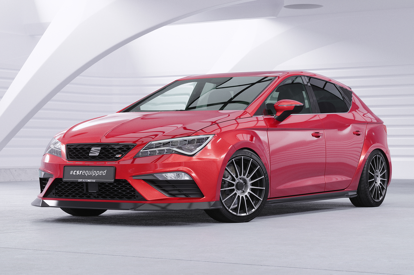 Caches vitres latérales (la paire) pour Seat Leon 3 Typ 5F 5 portes (2012-2020) - Fabriqué en ABS (6 finitions au choix)