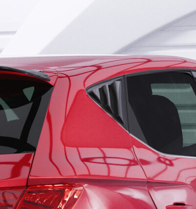 Caches vitres latérales (la paire) pour Seat Leon 3 Typ 5F 5 portes (2012-2020) - Fabriqué en ABS (6 finitions au choix)