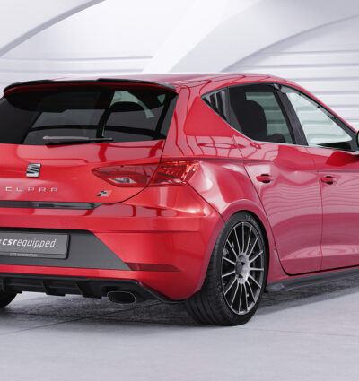 Caches vitres latérales (la paire) pour Seat Leon 3 Typ 5F 5 portes (2012-2020) - Fabriqué en ABS (6 finitions au choix)