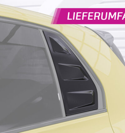 Caches vitres latérales (la paire) pour VW Golf 8 hatchback (toutes carrosseries) (depuis 2019) - Fabriqué en ABS (6 finitions au choix)
