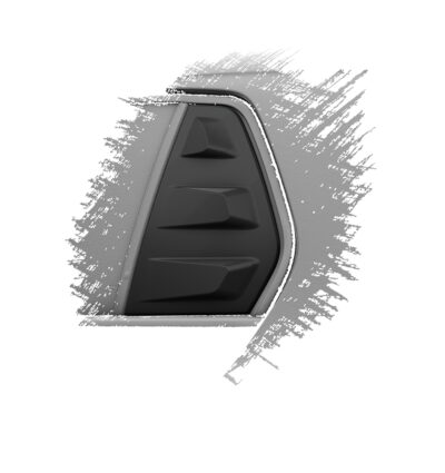 Caches vitres latérales (la paire) pour VW Golf 8 hatchback (toutes carrosseries) (depuis 2019) - Fabriqué en ABS (6 finitions au choix)