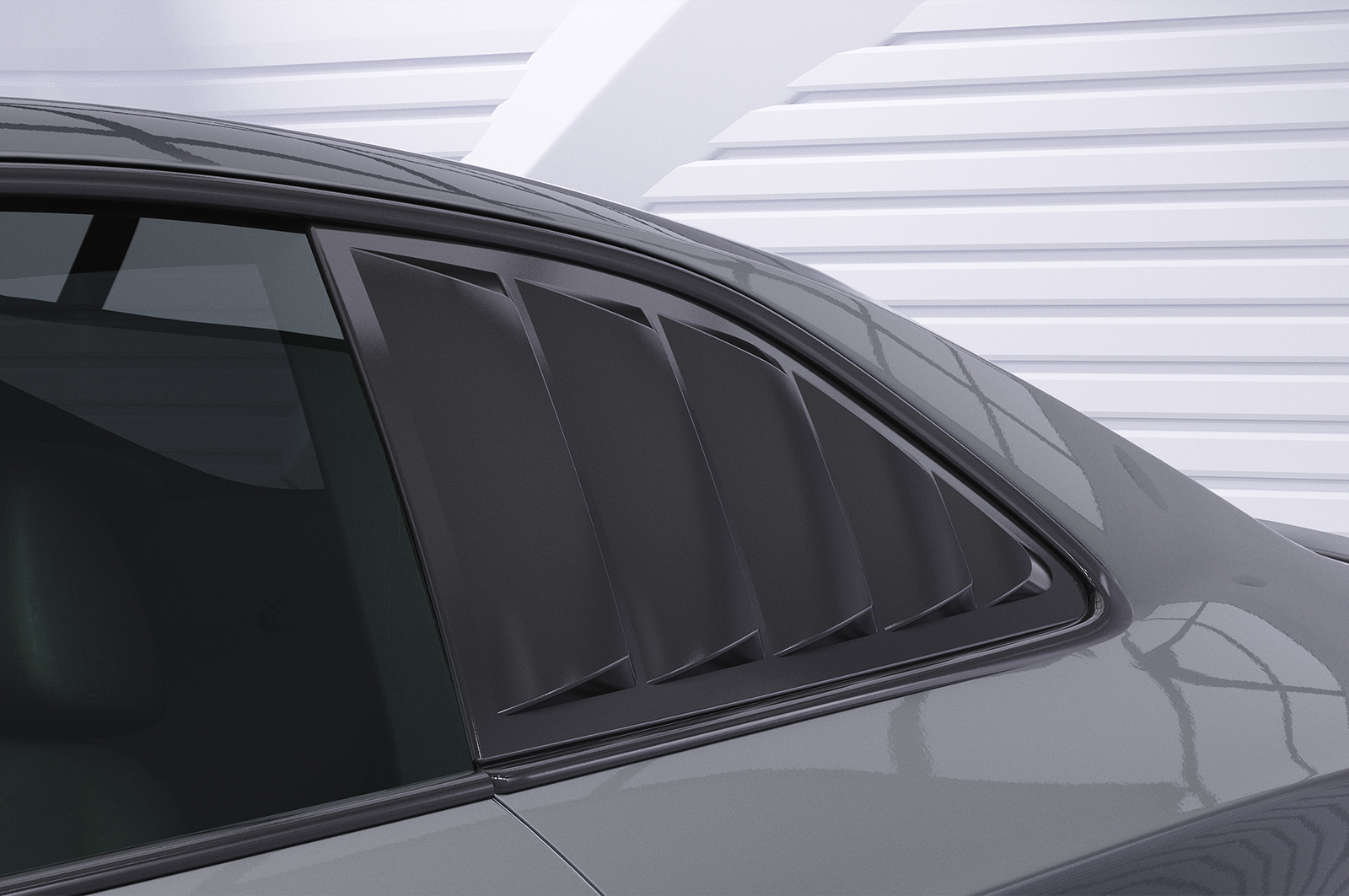 Caches vitres latérales (la paire) pour Audi A5 / S5 / RS5 (8T) coupé (06/2007-06/2016) - Fabriqué en ABS (6 finitions au choix)