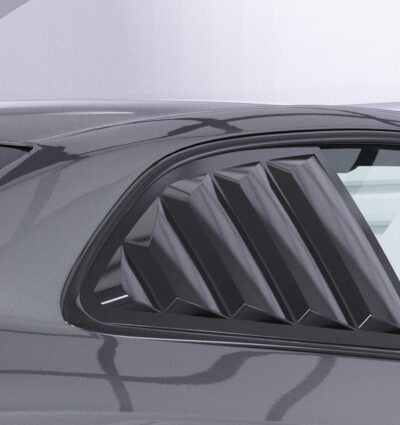 Caches vitres latérales (la paire) pour Audi A5 / S5 / RS5 (8T) coupé (06/2007-06/2016) - Fabriqué en ABS (6 finitions au choix)