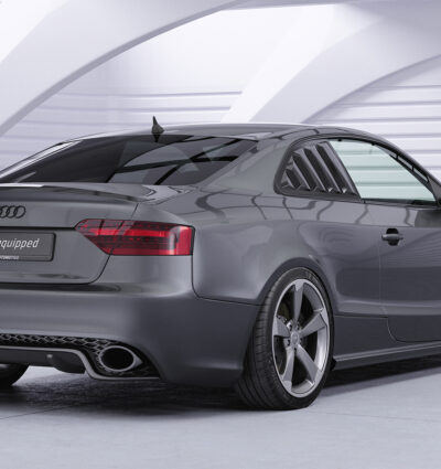 Caches vitres latérales (la paire) pour Audi A5 / S5 / RS5 (8T) coupé (06/2007-06/2016) - Fabriqué en ABS (6 finitions au choix)