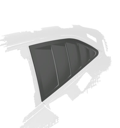 Caches vitres latérales (la paire) pour Audi A5 / S5 / RS5 (8T) coupé (06/2007-06/2016) - Fabriqué en ABS (6 finitions au choix)