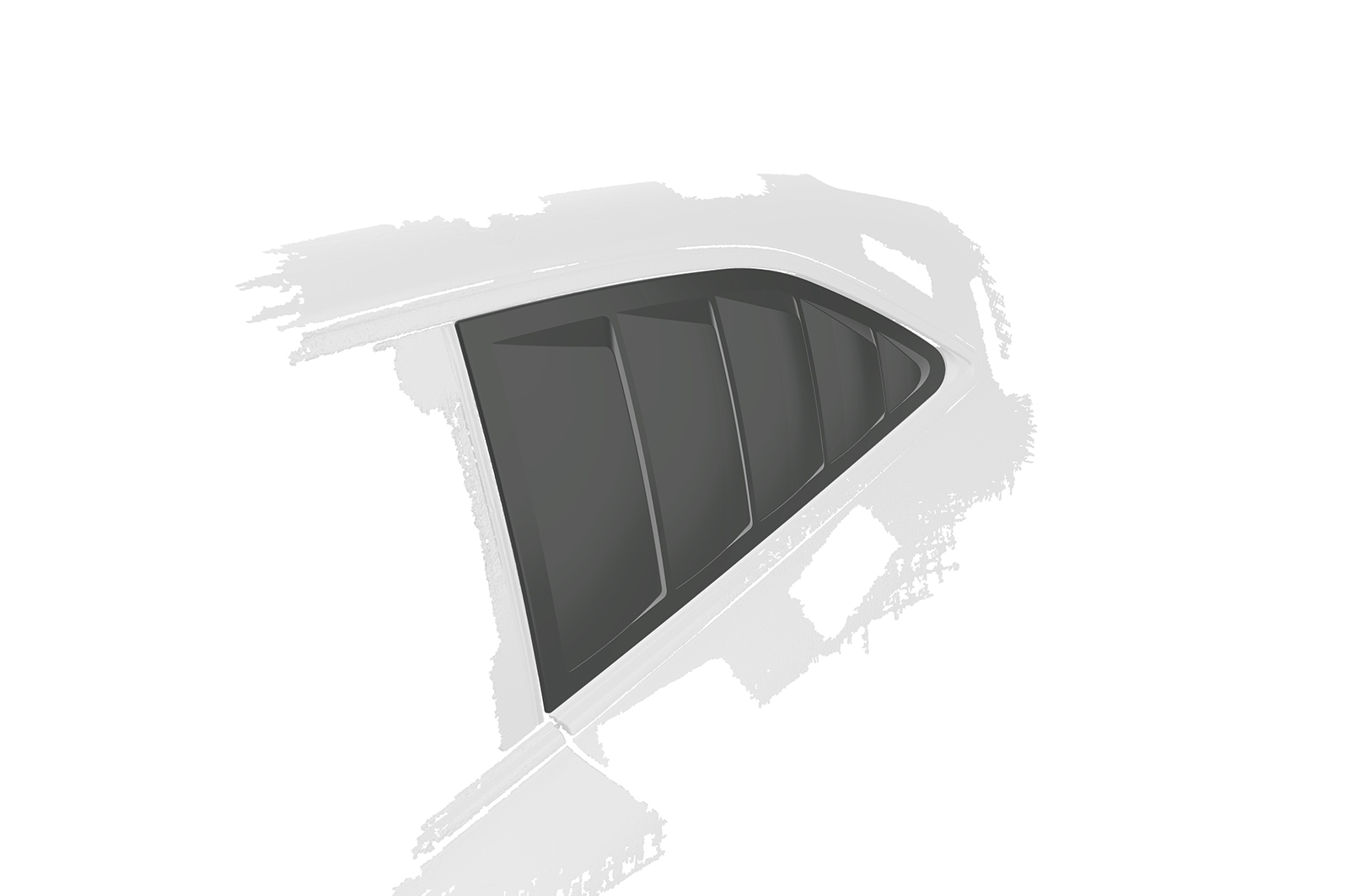 Caches vitres latérales (la paire) pour Audi A5 / S5 / RS5 (8T) coupé (06/2007-06/2016) - Fabriqué en ABS (6 finitions au choix)