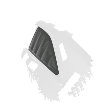 Caches vitres latérales (la paire) pour Audi A5 / S5 / RS5 (8T) coupé (06/2007-06/2016) - Fabriqué en ABS (6 finitions au choix)