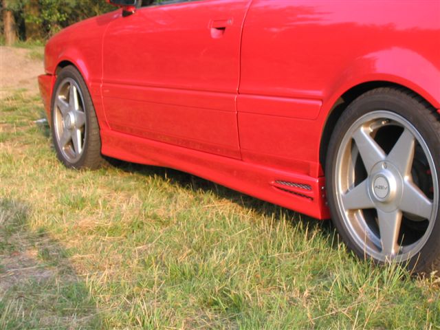 Bas de caisse (la paire) RDX pour AUDI 80-B3/B4 Coupé/Cabriolet « GT4 »