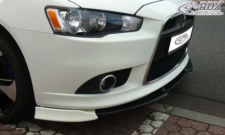 Ajout / Lame de pare-chocs avant RDX VARIO-X pour MITSUBISHI Lancer Sportback 2008+