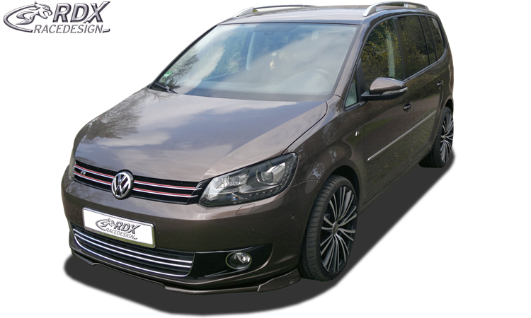 Ajout / Lame de pare-chocs avant RDX VARIO-X pour VW Touran 1T1 Facelift (2010-2015) / Caddy 2K (2010-2015)