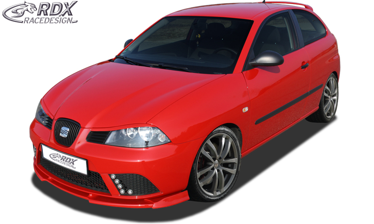 Ajout / Lame de pare-chocs avant RDX VARIO-X pour SEAT Ibiza 6L FR / Facelift 2006+ (sauf Cupra)