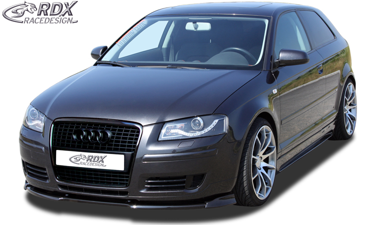 Ajout / Lame de pare-chocs avant RDX VARIO-X pour AUDI A3 8P 2005-2008 (3 portes + Sportback)
