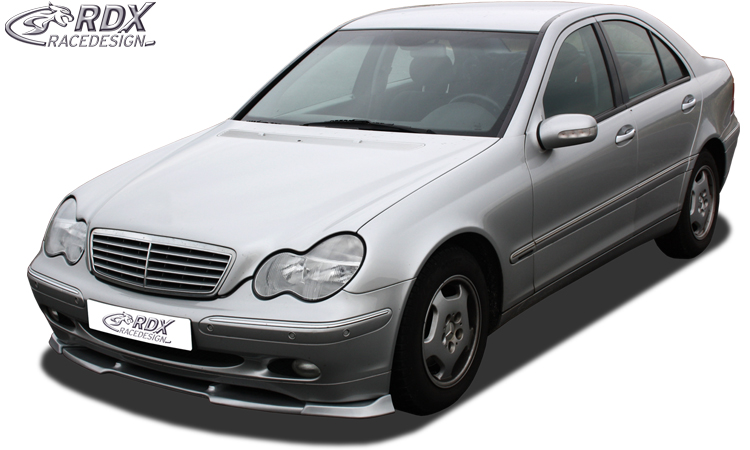Ajout / Lame de pare-chocs avant RDX VARIO-X pour MERCEDES Classe C W203 - 03/2004 (Compatible avec les versions Classic/Elegance)