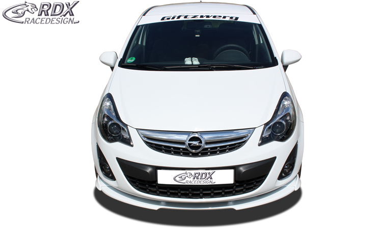 Ajout / Lame de pare-chocs avant RDX VARIO-X pour OPEL / VAUXHALL Corsa D Facelift 2010+