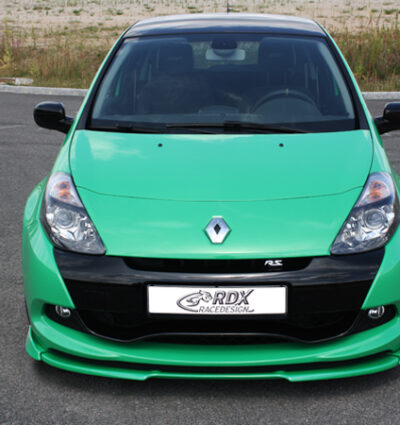 Ajout / Lame de pare-chocs avant RDX VARIO-X pour RENAULT Clio 3 RS Phase 2