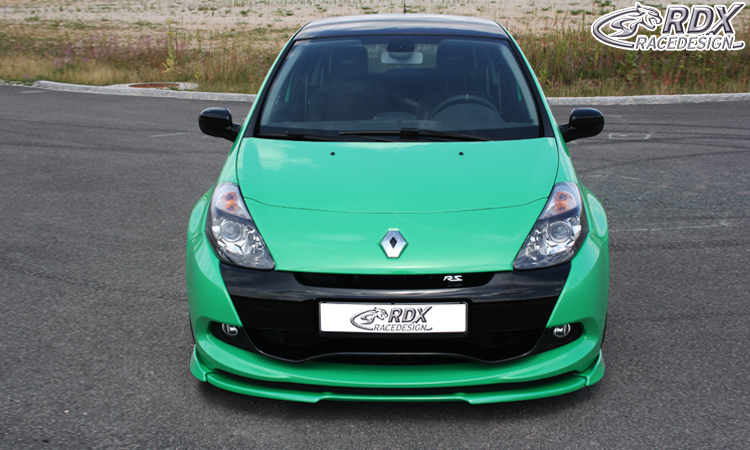 Ajout / Lame de pare-chocs avant RDX VARIO-X pour RENAULT Clio 3 RS Phase 2
