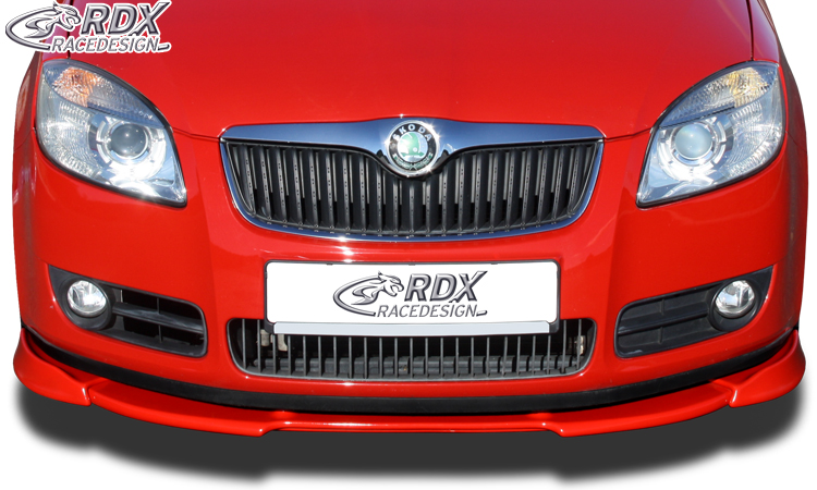 Ajout / Lame de pare-chocs avant RDX VARIO-X pour SKODA Fabia 2 Type 5J - 2010 (également compatible avec Roomster)