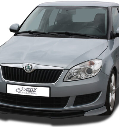 Ajout / Lame de pare-chocs avant RDX VARIO-X pour SKODA Fabia 2 Type 5J 2010+ (également compatible avec Roomster et Praktik)
