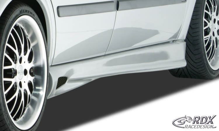 Bas de caisse (la paire) RDX pour OPEL / VAUXHALL Astra G « GT4 » - Type inversé
