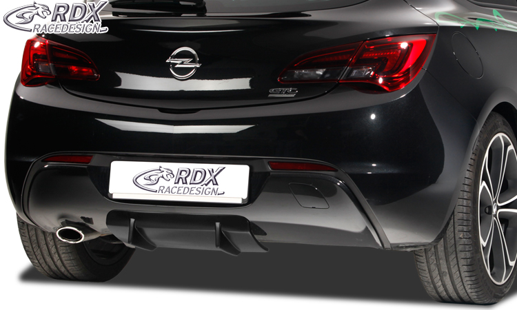 Diffuseur arrière RDX U-Diff pour OPEL / VAUXHALL Astra J GTC (également pour OPC-Line)