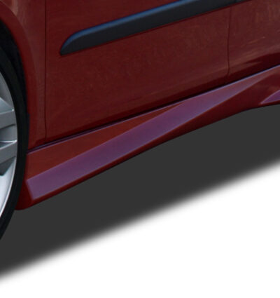 Bas de caisse (la paire) RDX pour SKODA Fabia 2 / 5J (-2010 et restylée 2010+) « Turbo »
