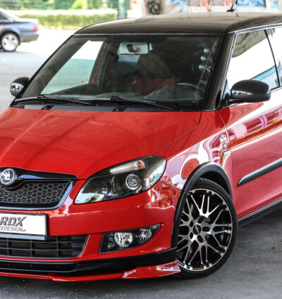 Ajout / Lame de pare-chocs avant RDX VARIO-X pour SKODA Fabia 2 Type 5J 2010+ Monte Carlo