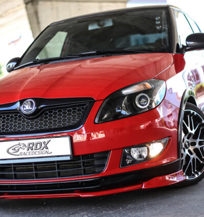 Ajout / Lame de pare-chocs avant RDX VARIO-X pour SKODA Fabia 2 Type 5J 2010+ Monte Carlo