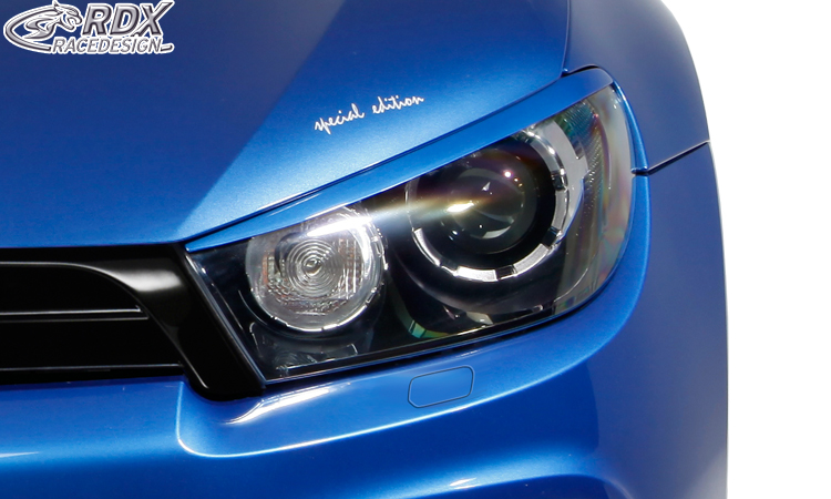 paupières de phares (la paire) RDX pour VW Scirocco 3 (2009-2014 et 2014+)