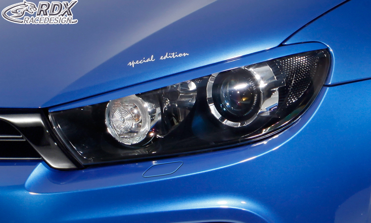 paupières de phares (la paire) RDX pour VW Scirocco 3 (2009-2014 et 2014+)