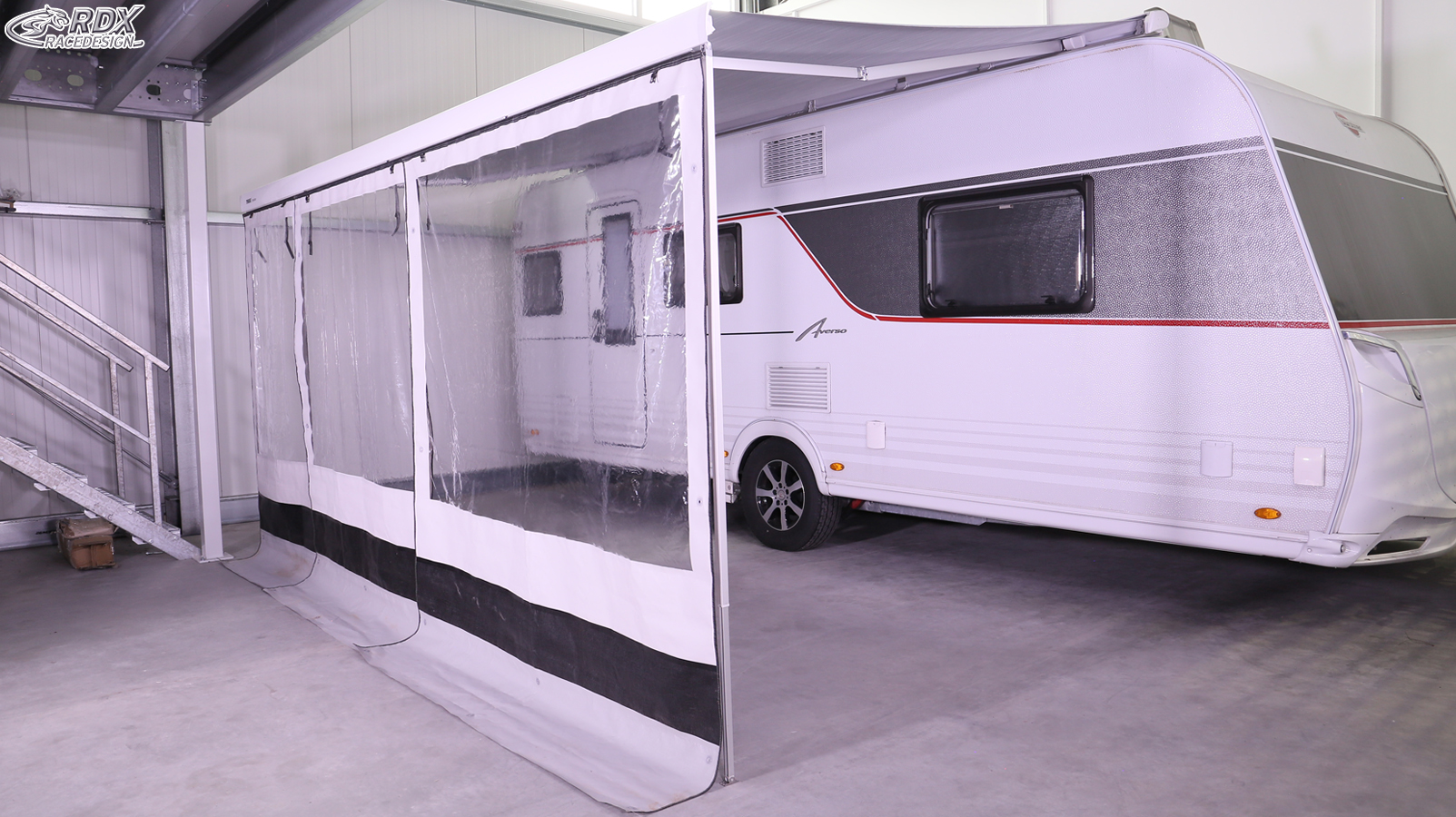 Rail double Keder RDX DUO-KEDER 1m pour auvents de camping