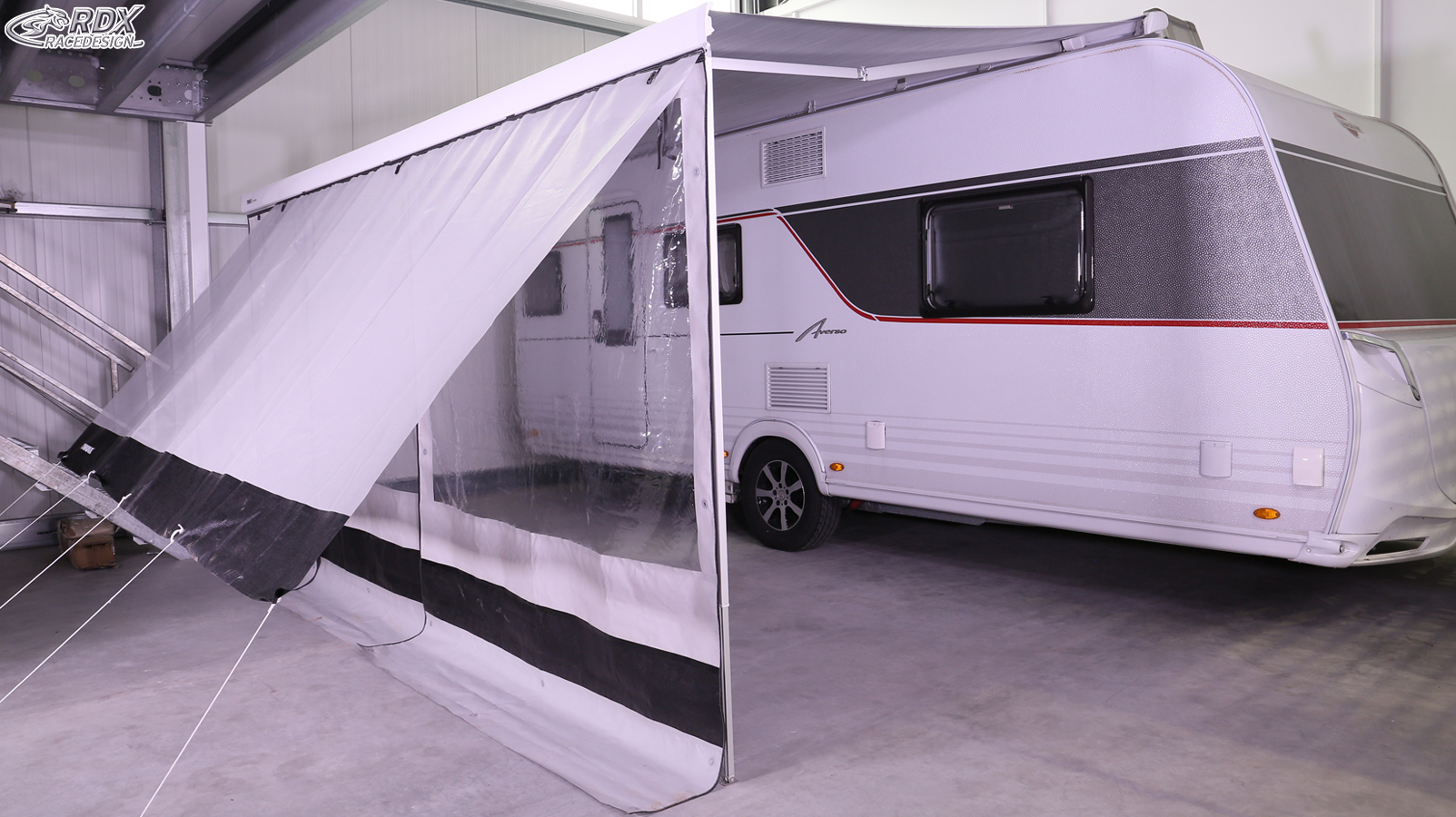 Rail double Keder RDX DUO-KEDER 1m pour auvents de camping
