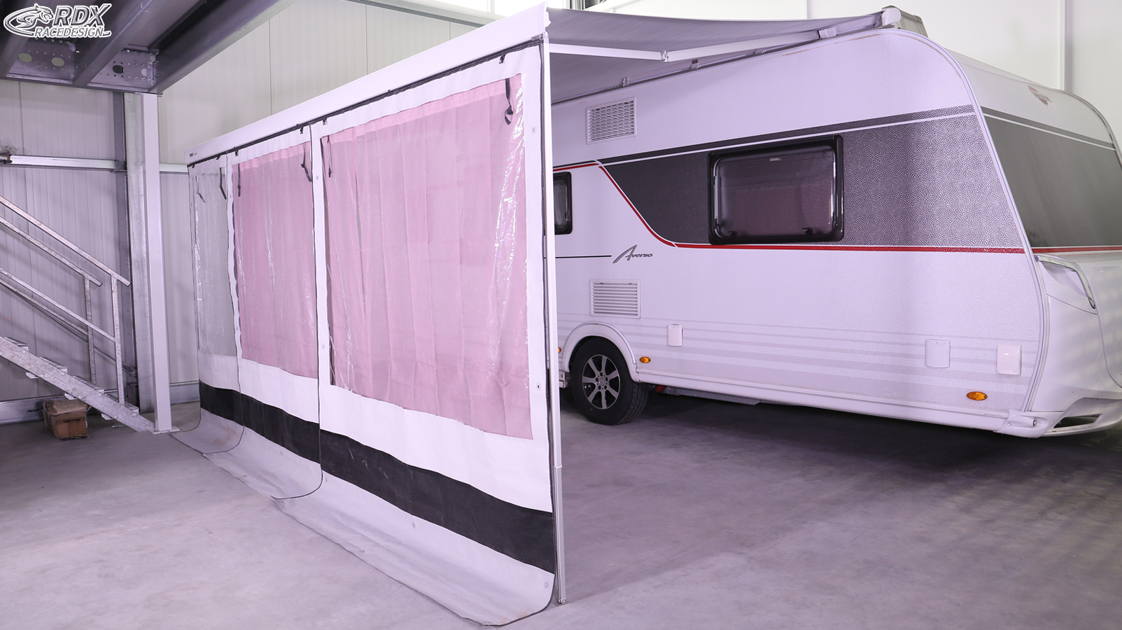 Rail double Keder RDX DUO-KEDER 1m pour auvents de camping