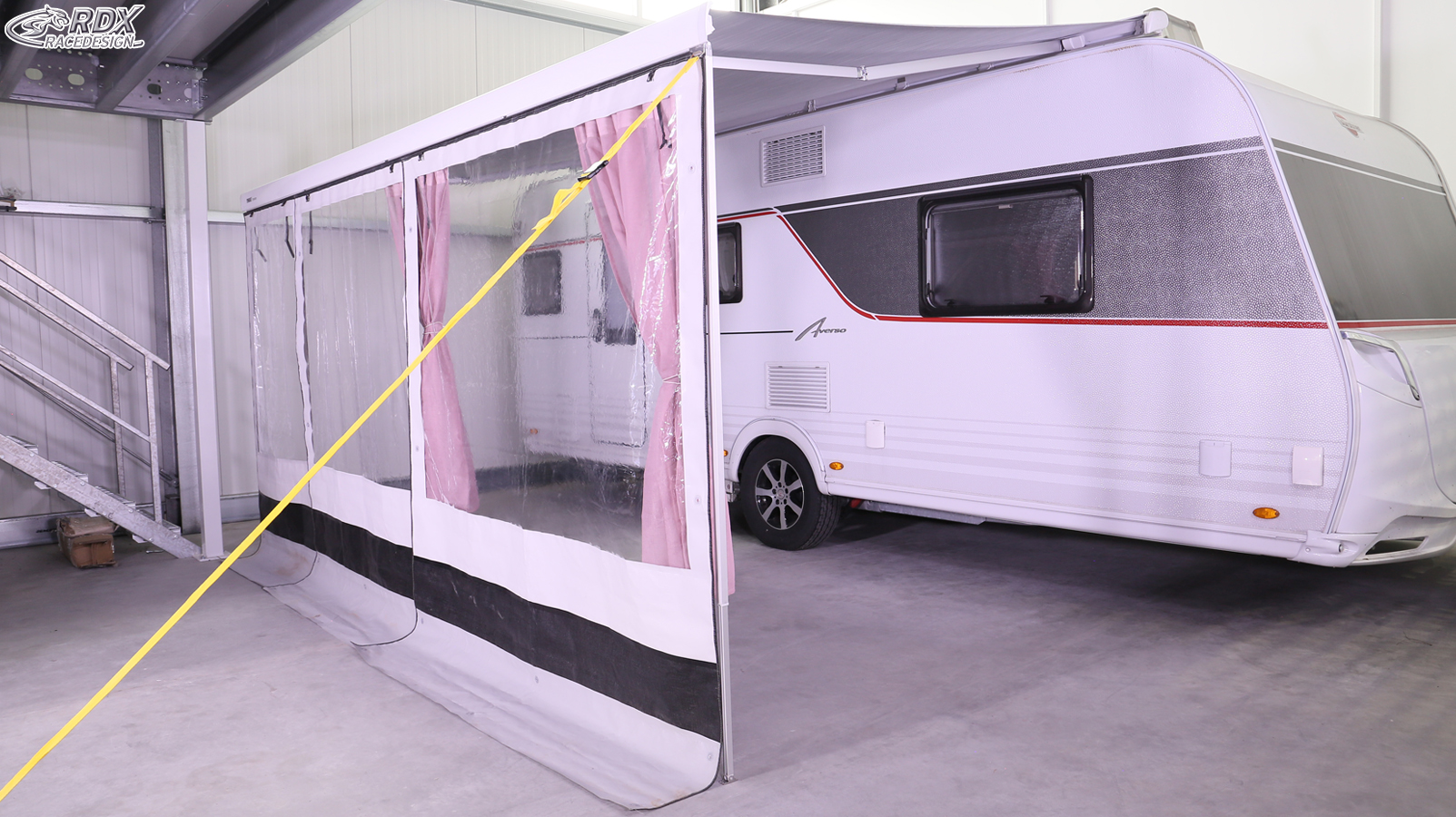 Rail double Keder RDX DUO-KEDER 1m pour auvents de camping