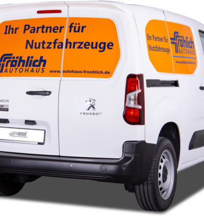 Aileron / Becquet RDX pour CITROËN Berlingo, PEUGEOT Partner & Rifter, OPEL Combo, TOYOTA ProAce City, portes arrière à double battant
