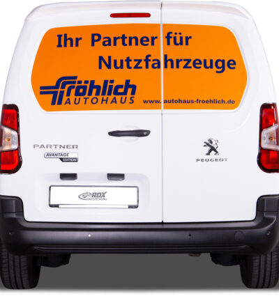 Aileron / Becquet RDX pour CITROËN Berlingo, PEUGEOT Partner & Rifter, OPEL Combo, TOYOTA ProAce City, portes arrière à double battant