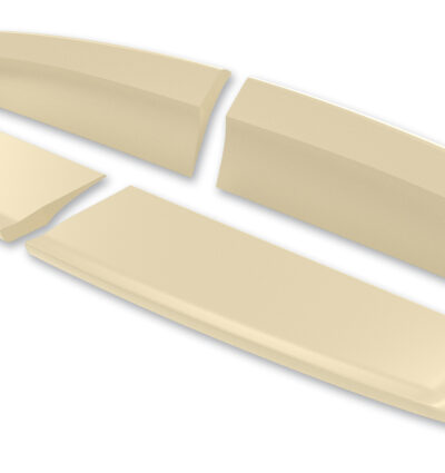 Aileron / Becquet RDX pour FORD Transit Custom / Tourneo Custom (2012-2023) (pour portes battantes) Aileron de coffre arrière