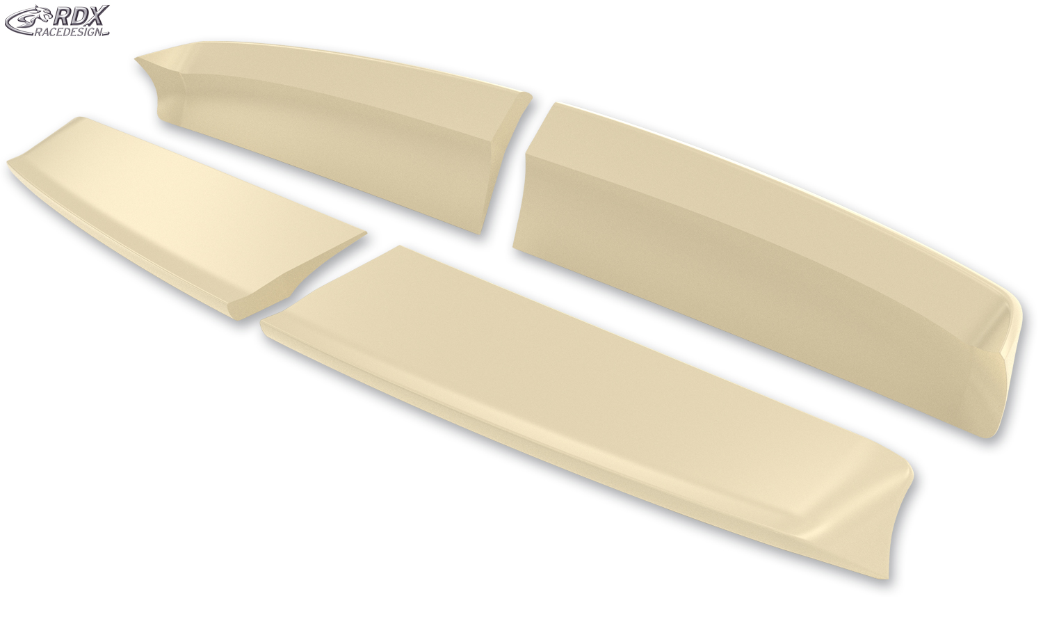 Aileron / Becquet RDX pour FORD Transit Custom / Tourneo Custom (2012-2023) (pour portes battantes) Aileron de coffre arrière
