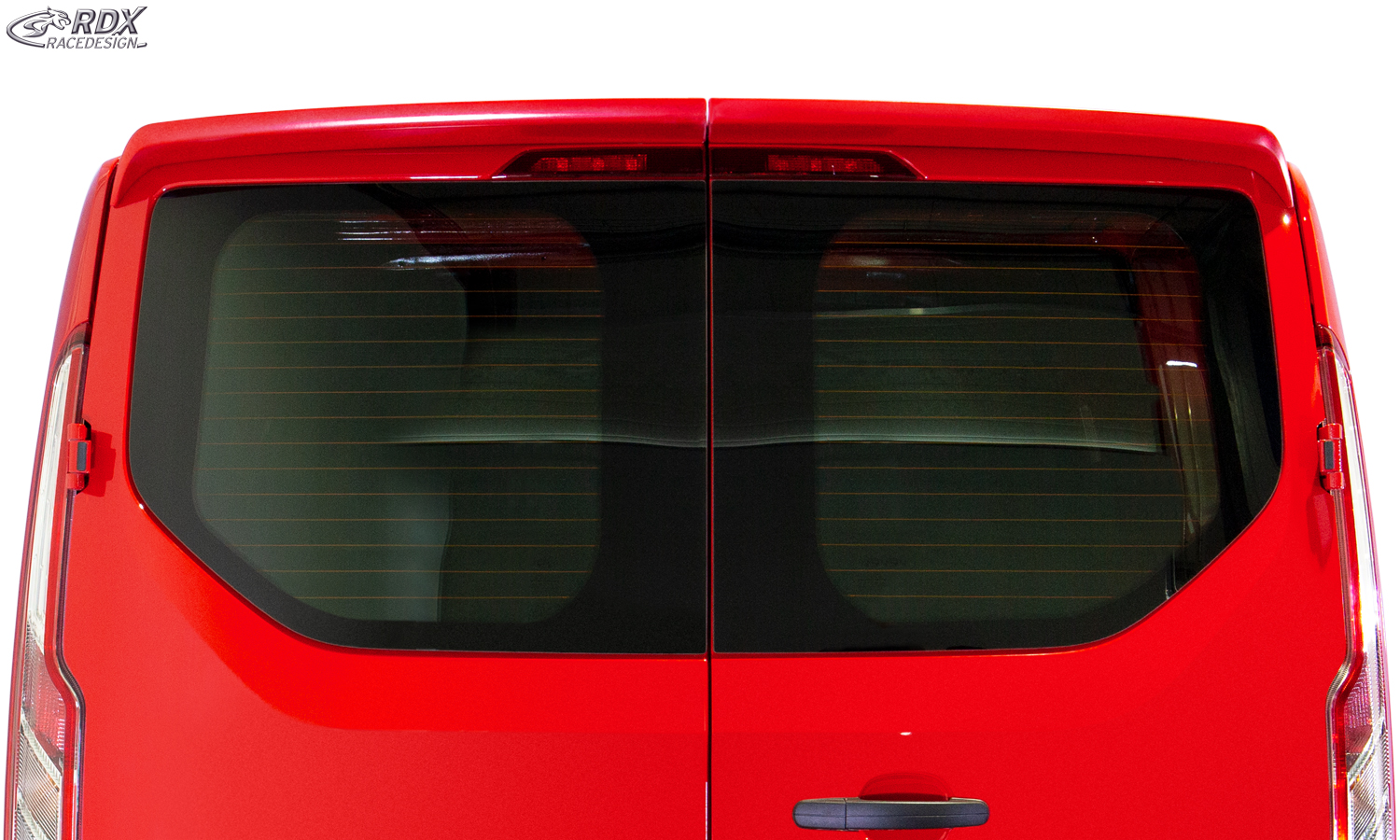 Aileron / Becquet RDX pour FORD Transit Custom / Tourneo Custom (2012-2023) (pour portes battantes) Aileron de coffre arrière