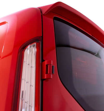 Aileron / Becquet RDX pour FORD Transit Custom / Tourneo Custom (2012-2023) (pour portes battantes) Aileron de coffre arrière
