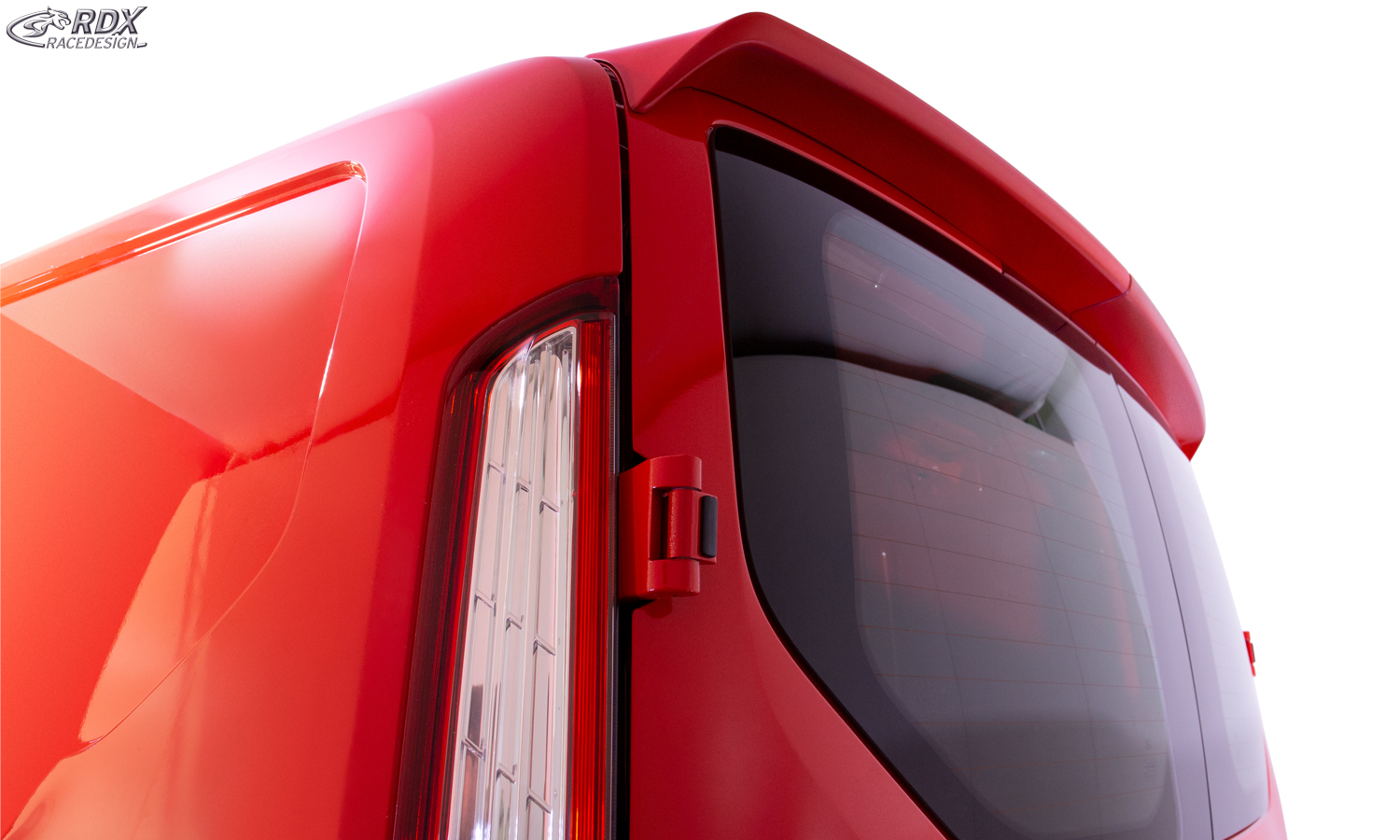 Aileron / Becquet RDX pour FORD Transit Custom / Tourneo Custom (2012-2023) (pour portes battantes) Aileron de coffre arrière