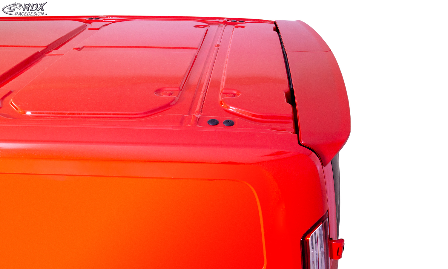 Aileron / Becquet RDX pour FORD Transit Custom / Tourneo Custom (2012-2023) (pour portes battantes) Aileron de coffre arrière