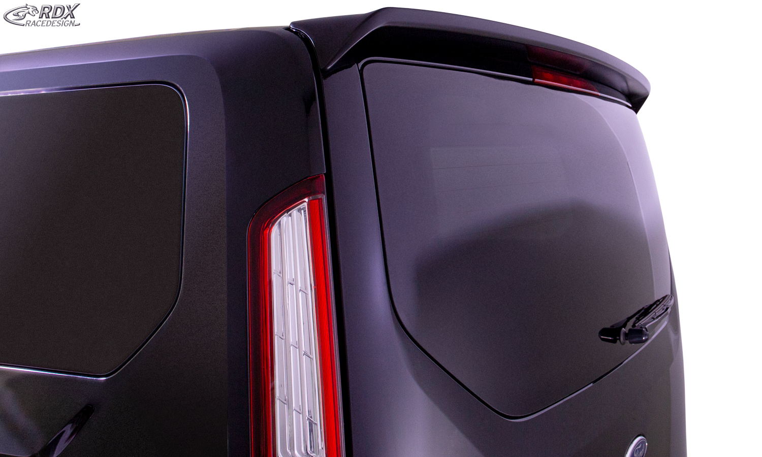Aileron / Becquet RDX pour FORD Transit Custom / Tourneo Custom (2012-2023) (pour coffre simple) Aileron de coffre arrière personnalisé