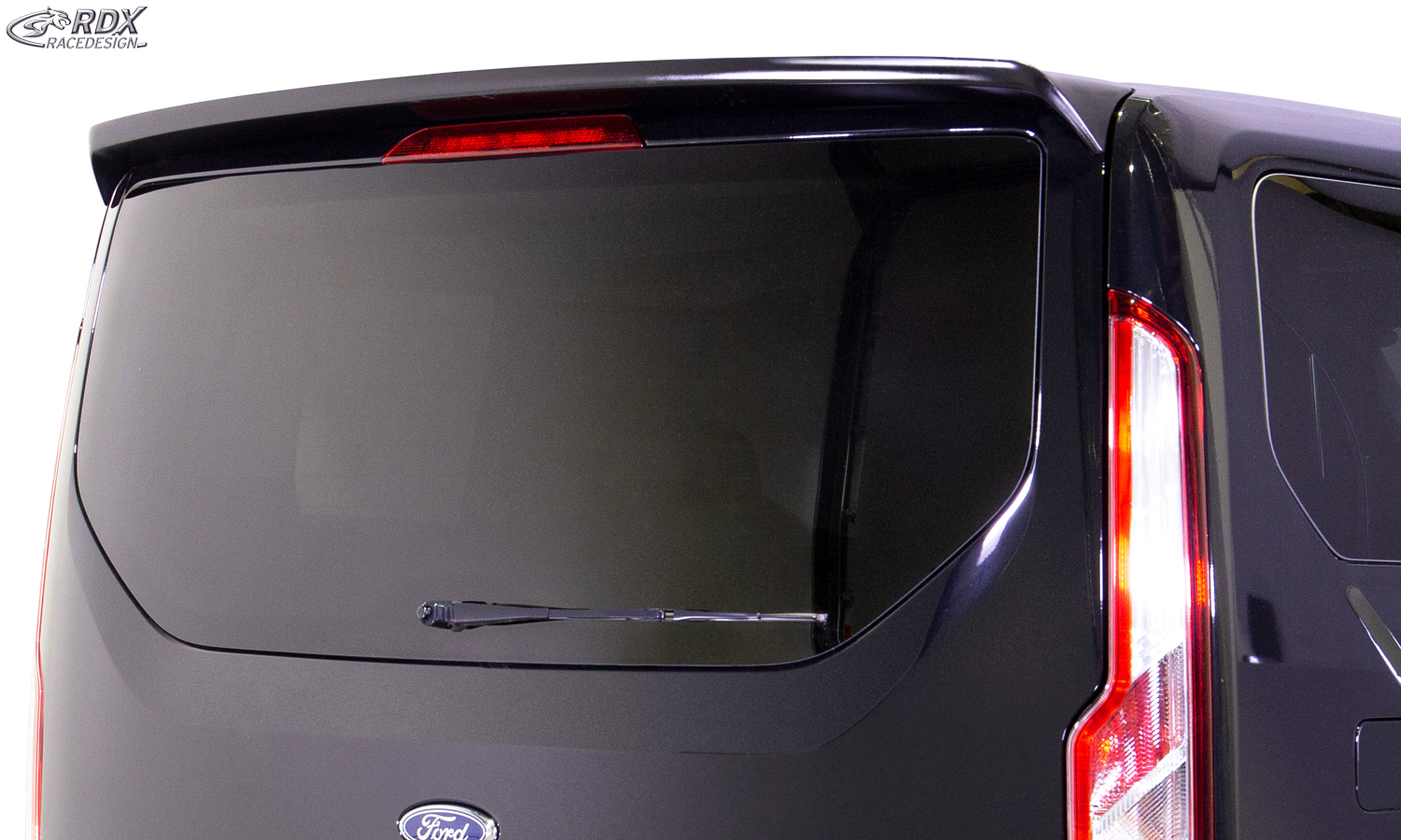 Aileron / Becquet RDX pour FORD Transit Custom / Tourneo Custom (2012-2023) (pour coffre simple) Aileron de coffre arrière personnalisé