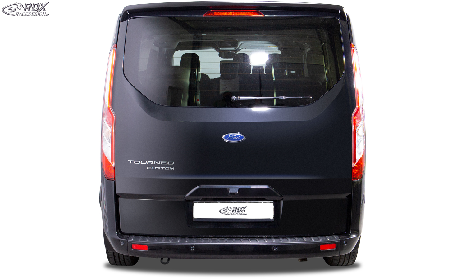Aileron / Becquet RDX pour FORD Transit Custom / Tourneo Custom (2012-2023) (pour coffre simple) Aileron de coffre arrière personnalisé