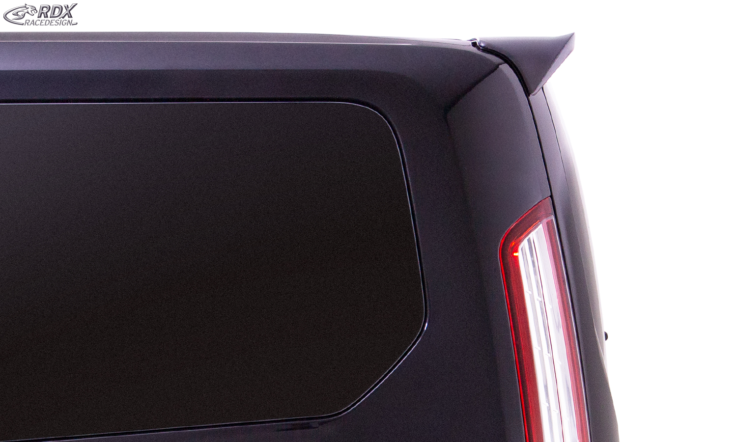 Aileron / Becquet RDX pour FORD Transit Custom / Tourneo Custom (2012-2023) (pour coffre simple) Aileron de coffre arrière personnalisé