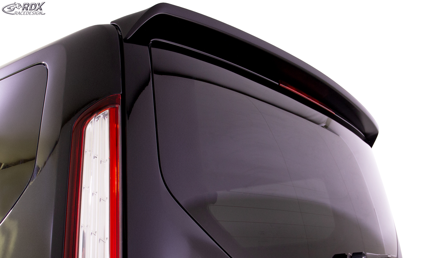 Aileron / Becquet RDX pour FORD Transit Custom / Tourneo Custom (2012-2023) (pour coffre simple) Aileron de coffre arrière personnalisé